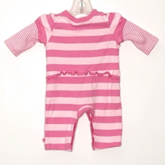 THE CHILDREN'S PLACE | pink striped onesie - Picture 2 of 5
